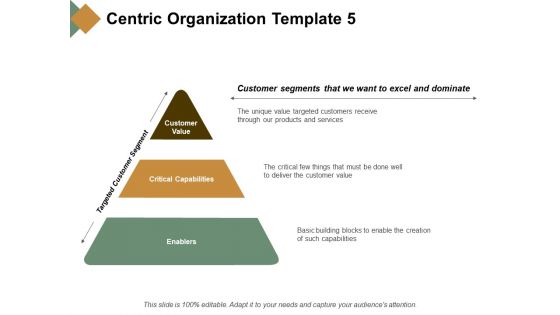 Centric Organization Customer Value Ppt PowerPoint Presentation Inspiration Show
