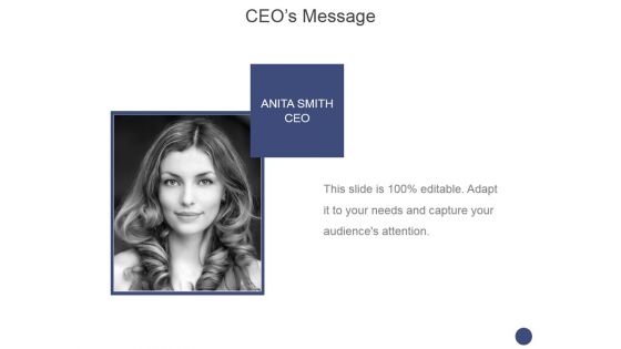 Ceos Message Template 2 Ppt PowerPoint Presentation Ideas Smartart