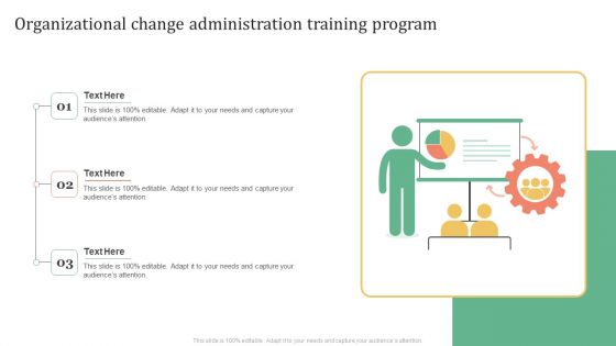 Change Administration Training Program Ppt PowerPoint Presentation Complete Deck With Slides