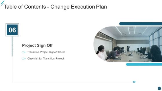 Change Execution Plan Ppt PowerPoint Presentation Complete Deck With Slides
