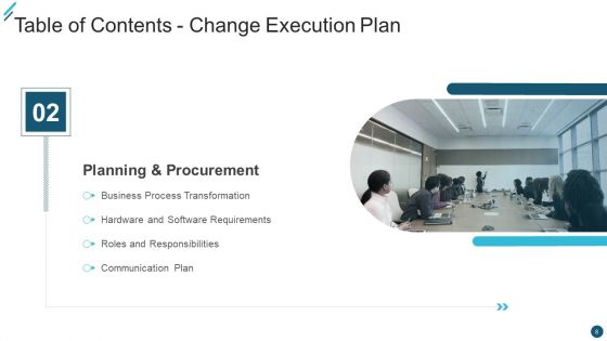Change Execution Plan Ppt PowerPoint Presentation Complete Deck With Slides
