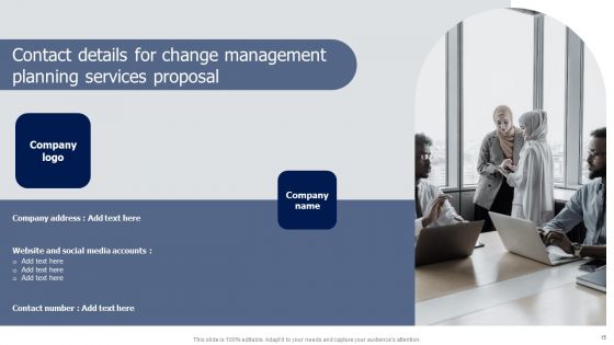 Change Management Planning Services Proposal Ppt PowerPoint Presentation Complete Deck With Slides