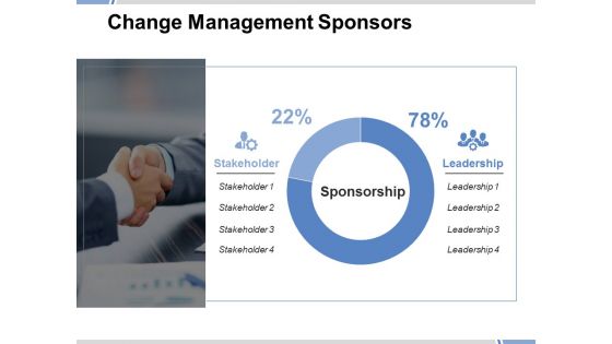 Change Management Sponsors Ppt PowerPoint Presentation Icon Portrait