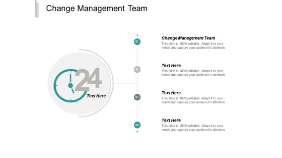 Change Management Team Ppt PowerPoint Presentation Outline Information Cpb