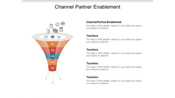 Channel Partner Enablement Ppt PowerPoint Presentation Ideas Design Ideas Cpb
