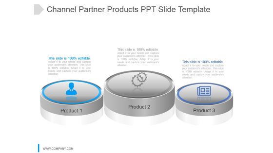 Channel Partner Products Ppt Slide Template