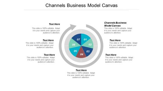 Channels Business Model Canvas Ppt Powerpoint Presentation Summary Ideas Cpb
