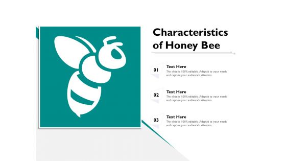 Characteristics Of Honey Bee Ppt PowerPoint Presentation Gallery Format PDF