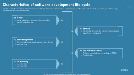 Characteristics Of Software Development Life Cycle Summary PDF Characteristics Of Software Development Life Cycle Summary PDF