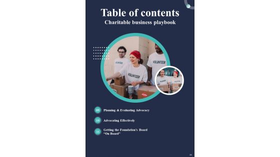 Charitable Business Playbook Template