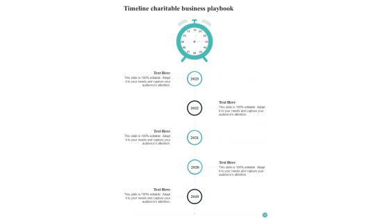 Charitable Business Playbook Template