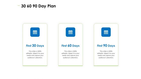 Charity Pitch Deck 30 60 90 Day Plan Rules PDF