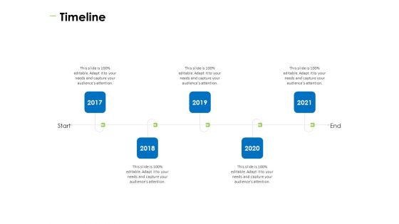 Charity Pitch Deck Timeline Professional PDF