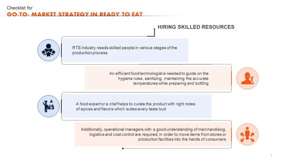 Checklist For Go To Market Strategy In Ready To Eat Ready To Eat Food Market Analysis Rules PDF