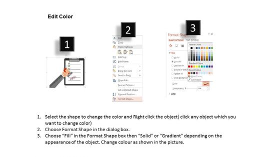 Checklist Of Approved Projects Powerpoint Template