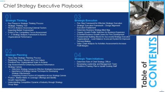 Chief Strategy Executive Playbook Ppt PowerPoint Presentation Complete With Slides