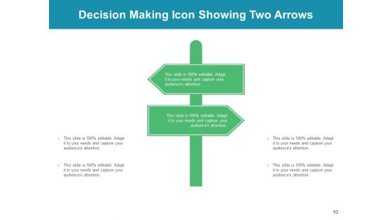 Choice Selection Symbol Business Silhouette Ppt PowerPoint Presentation Complete Deck