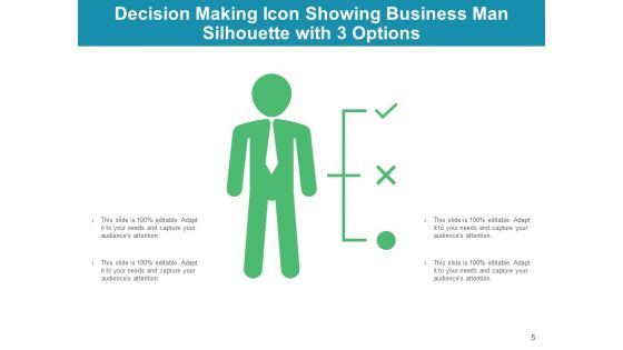 Choice Selection Symbol Business Silhouette Ppt PowerPoint Presentation Complete Deck