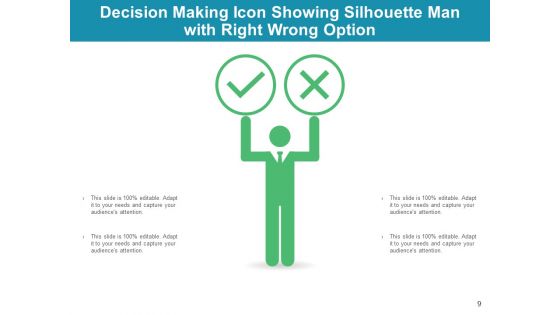 Choice Selection Symbol Business Silhouette Ppt PowerPoint Presentation Complete Deck