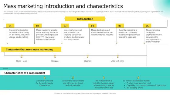 Choosing Target Audience And Target Audience Tactics Mass Marketing Introduction Guidelines PDF Choosing Target Audience And Target Audience Tactics Mass Marketing Introduction Guidelines PDF