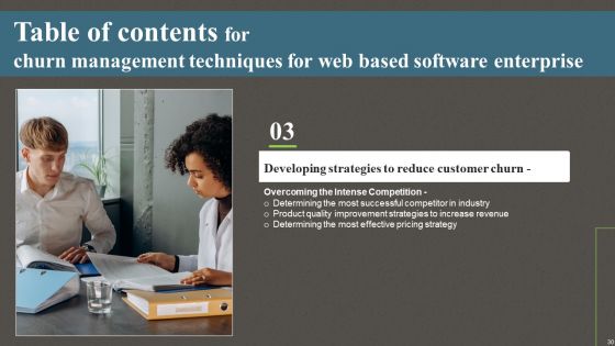 Churn Management Techniques For Web Based Software Enterprise Ppt PowerPoint Presentation Complete Deck With Slides