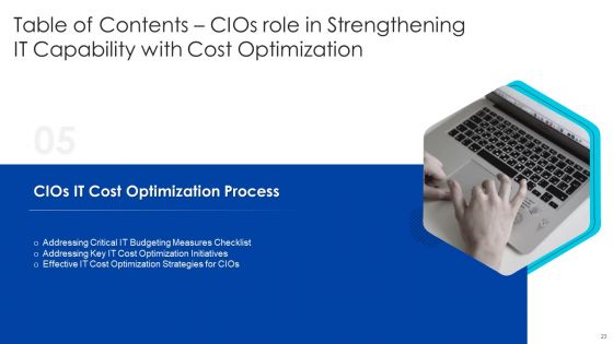 Cios Role In Strengthening IT Capability With Cost Optimization Ppt PowerPoint Presentation Complete With Slides