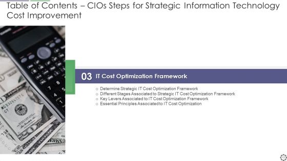 Cios Steps For Strategic Information Technology Cost Improvement Ppt PowerPoint Presentation Complete Deck With Slides