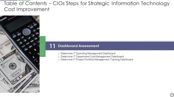 Cios Steps For Strategic Information Technology Cost Improvement Ppt PowerPoint Presentation Complete Deck With Slides