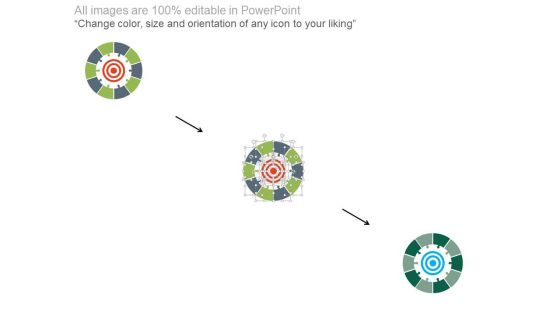 Circle Arrow Charts For Goal Planning Powerpoint Slides
