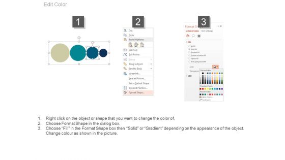 Circle Chart For Financial Planning Process PowerPoint Slides