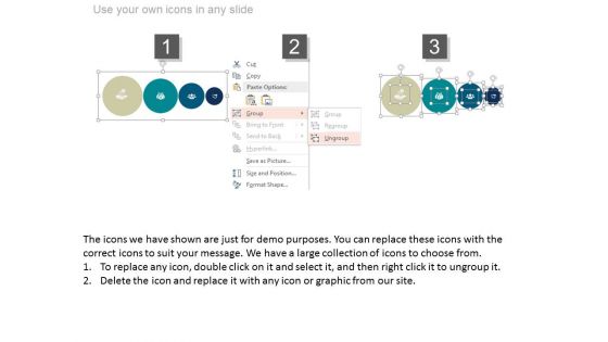 Circle Chart For Financial Planning Process PowerPoint Slides