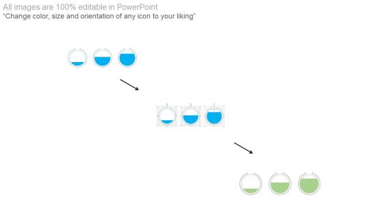 Circle Chart With Increasing Percentage Values PowerPoint Slides