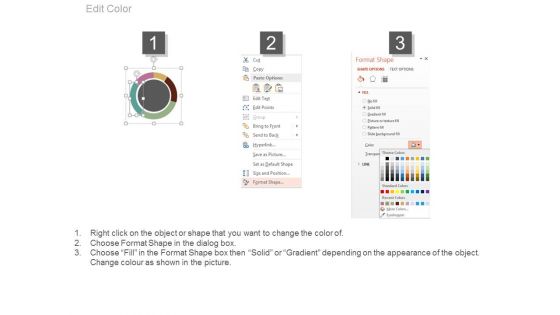Circle Chart With Percentage Value Analysis Powerpoint Slides