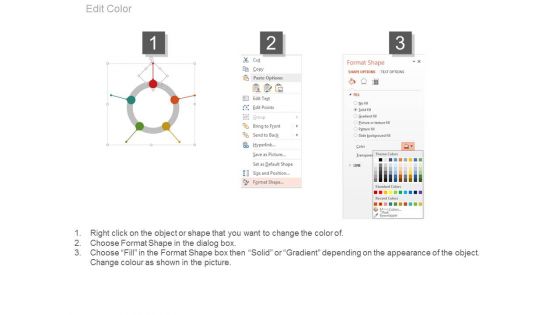 Circle Diagram For Consumer Price Index Powerpoint Template