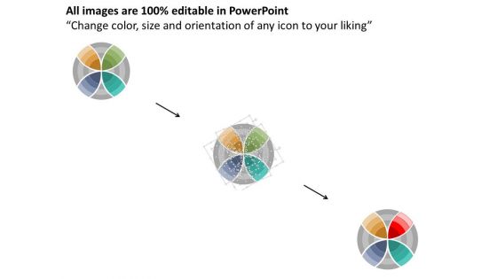 Circle Diagram Of Business Segmentation Powerpoint Template