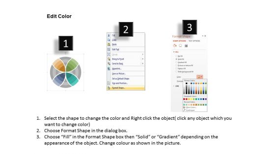 Circle Diagram Of Business Segmentation Powerpoint Template