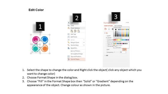 Circle Infographic For Consumer Price Index Powerpoint Template
