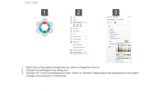 Circle Infographics Developing A Marketing Strategy Powerpoint Template