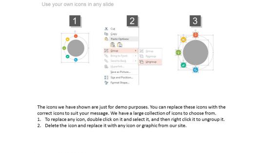 Circle Infographics For Market Research Analysis Powerpoint Template