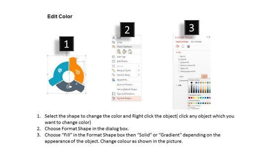 Circle Of Business Icons And Process Powerpoint Templates
