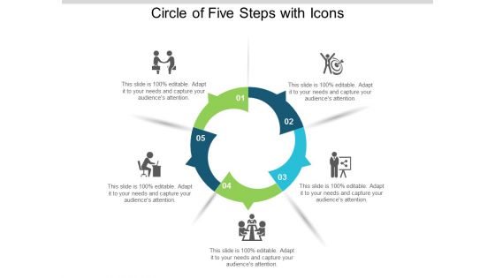 Circle Of Five Steps With Icons Ppt Powerpoint Presentation Pictures Format Ideas Circle Of Five Steps With Icons Ppt Powerpoint Presentation Pictures Format Ideas