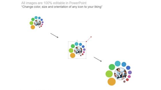 Circle Of Ten Steps For Teamwork Powerpoint Slides