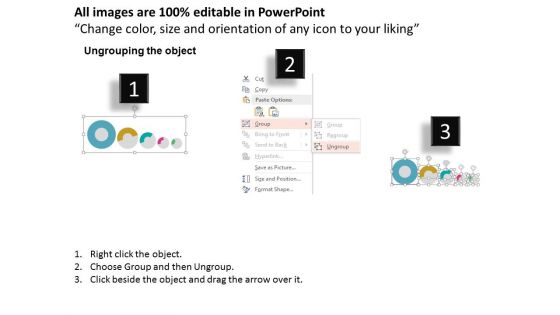 Circles For Financial Ratio Analysis Powerpoint Template