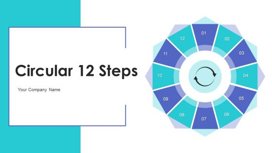 Circluar 12 Steps Ppt PowerPoint Presentation Complete With Slides