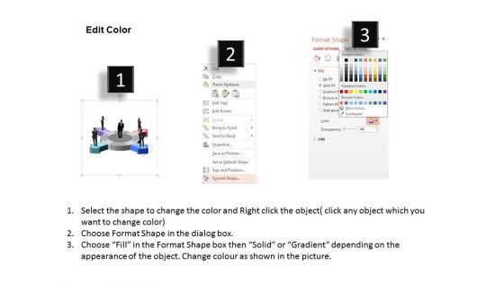 Circular Arrows For Owners Equity Powerpoint Template