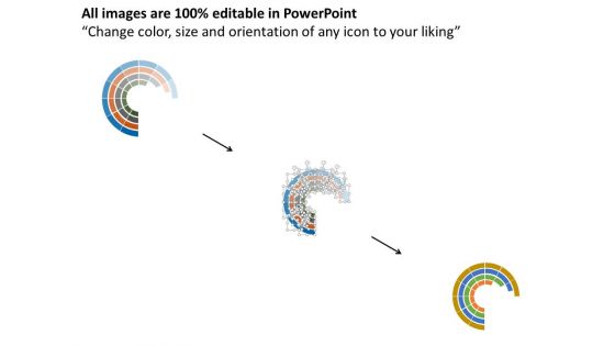 Circular Business Strategic Model Powerpoint Template