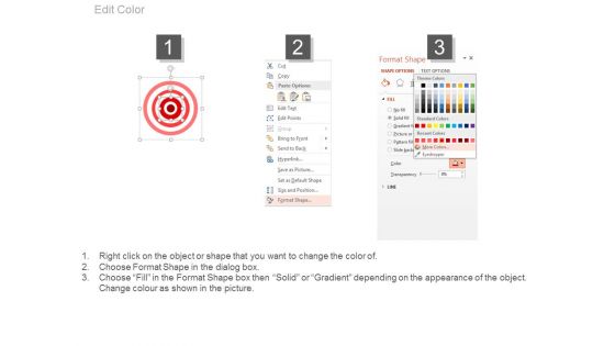 Circular Chart For Business Goals Powerpoint Slides