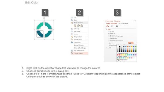 Circular Diagram For Process Strategy Powerpoint Template