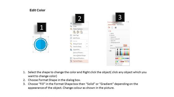 Circular Flow Infographic Chart Powerpoint Templates