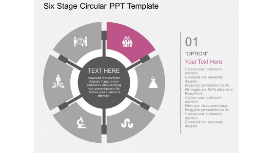 Circular Free PowerPoint Slide